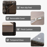 Homall 4 Pieces Patio Furniture Sets Rattan Chair Wicker Conversation Sofa Set, Outdoor Indoor Backyard Porch Garden Poolside Balcony Use (Beige) Homall