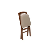 Stakmore Slat Back Folding Chair Finish, Set of 2, Fruitwood MECO