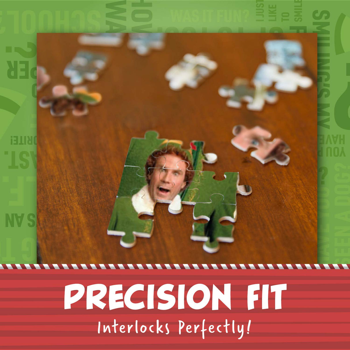 Buddy The Elf 1000 Piece Jigsaw Puzzle - Elf The Movie Christmas Puzzle - 1000 Piece Puzzle for Adults Paladone