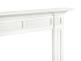 Pearl Mantels MDF Mantel, 48-Inch, White Pearl Mantels