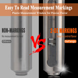 DePango Meat Injector, Stainless Steel Marinade Injector Flavor Syringe Kit with 2-oz Measurement Window for Smoker Food BBQ Grill, Cooking Turkey Chicken Steak Beef Brisket Pork-Chops, 3 Meat Needles DePango