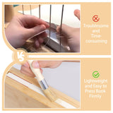 35 PCS Book Press Bookbinding Kit, 15.5" X 11.6" Large Wooden Bamboo Book Binding Tool, Portable Press Materials for Handmade DIY Flower Dezhier