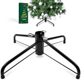 DIDOSJME Metal Chritstmas Tree Stand, 16.3 Inch Christmas Tree Stand for 3 to 7ft Christmas Trees,fits 0.5-1.35 inch Pole,Folding Christmas Tree Stand DIDOSJME