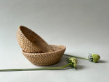 Solange & Frances Bread Basket for Table, Natural Rattan Fruit Bowl for Kitchen, Small Bread Bowl, Rattan Basket, Mothers Day Gifts for mom, Kitchen Table Decor, Bread Proofing Basket Solange & Frances