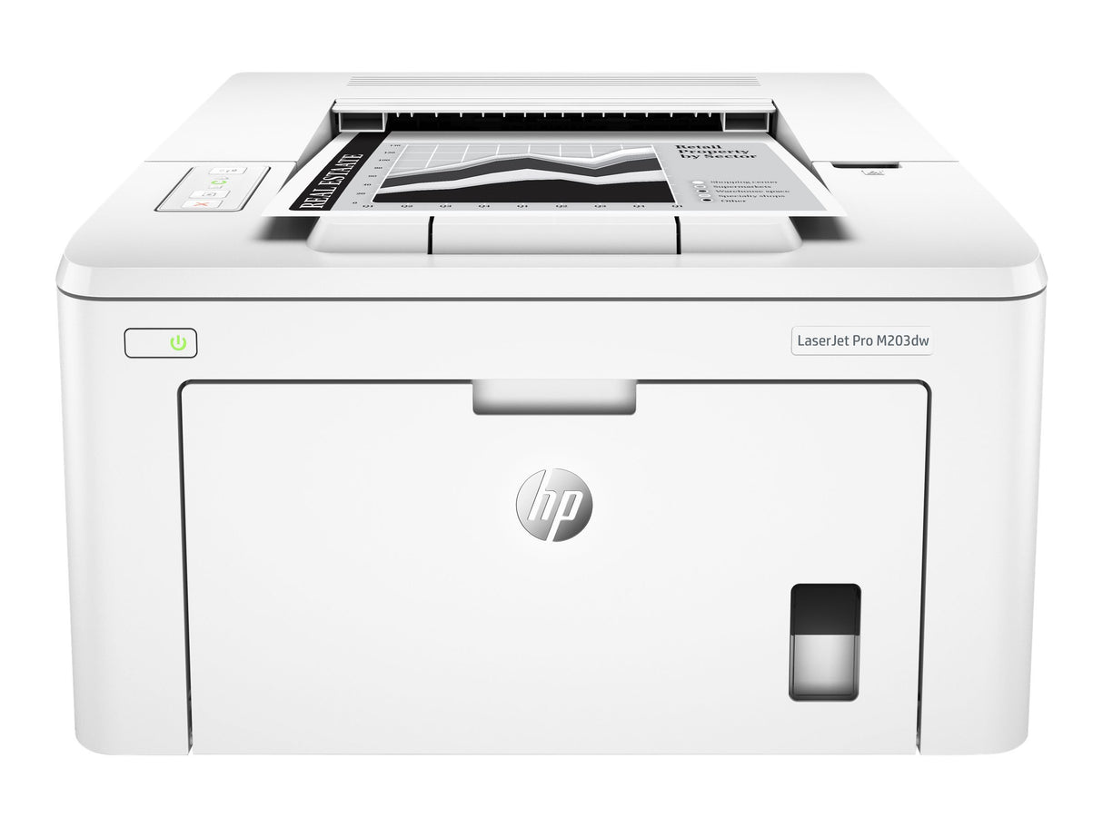 HP LaserJet Pro M203dw Wireless Monochrome Printer with built-in Ethernet & 2-sided printing, works with Alexa (G3Q47A) HP