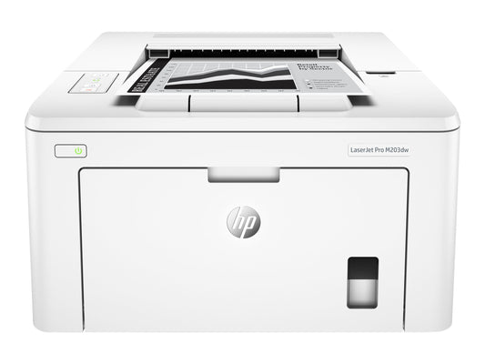 HP LaserJet Pro M203dw Wireless Monochrome Printer with built-in Ethernet & 2-sided printing, works with Alexa (G3Q47A)