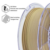 ZIRO 3D Printer Filament,Matte PLA Filament 1.75mm,Multicolor Rainbow PLA Filament,1KG/2.2lb,Wood Grain ZIRO