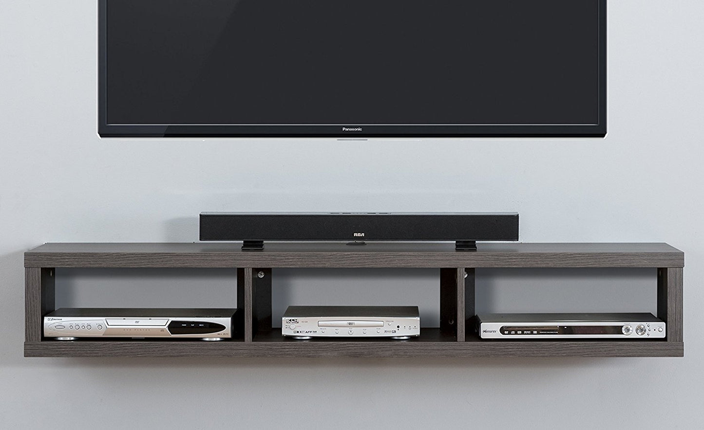 Martin Furniture Floating Tv Console, 60", Skyline Walnut - WoodArtSupply