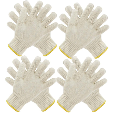 4 Pairs Oven Gloves with Fingers,Heat Resistant Gloves for Cooking,Grill Gloves,BBQ Gloves,Heat Resistant Gloves for Sublimation for Men/Women SAIDIC