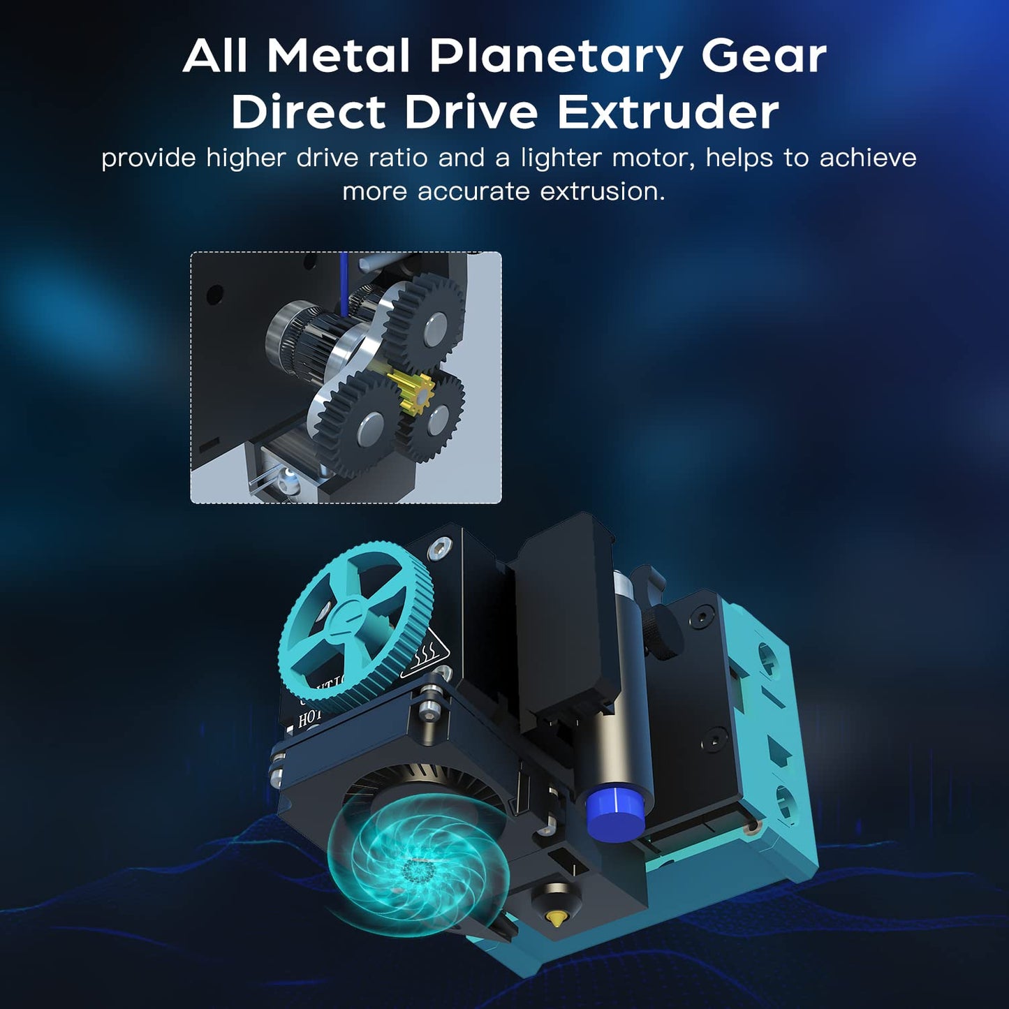 Sovol SV06 3D Printer Open Source with All Metal Hotend Planetary Dual Gear Direct Drive Extruder 25-Point Auto Leveling PEI Build Plate 32 Bit Silent Board Printing Size 8.66x8.66x9.84 inch - WoodArtSupply