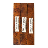 Thuya Burl Wood Pen Blanks (3-Pack) WoodTurningz