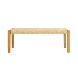 Christopher Knight Home Isaac Outdoor Modern Industrial Acacia Wood Bench, Brown and Teak Christopher Knight Home
