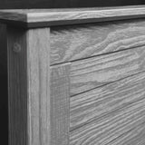 Grain Wood Furniture Greenport Solid Wood Platform Bed, Full Size, Brushed Driftwood Grain Wood Furniture