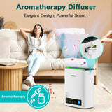 Jafanda Air Purifiers for Home Large Room Up to 1100ft², HEPA Filter Air Purifier Removes 99.97% of Allergens,Dust,Smoke,and Odors, Air Cleaner Compatible with Alexa APP,PM2.5 Display (JF239-Silver) Jafända