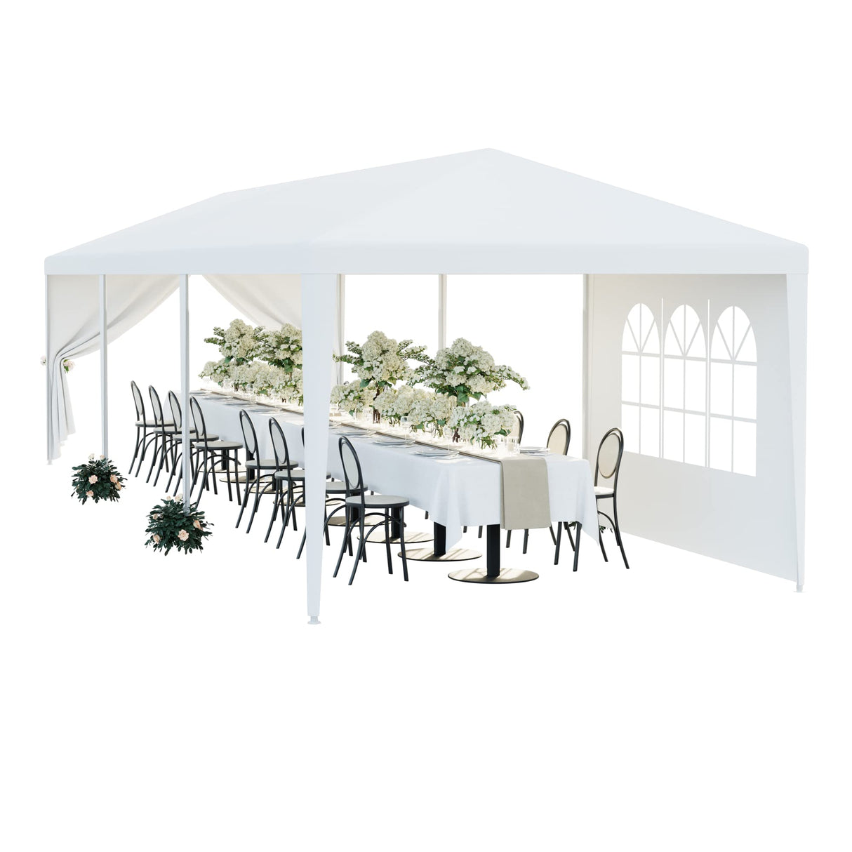 BBBuy 10'x30' Outdoor Party Wedding Tent Canopy Waterproof Camping Gazebo BBQ Shelter Pavilion Heavy Duty, 8 Removable Sidewalls (10x30) BBBuy