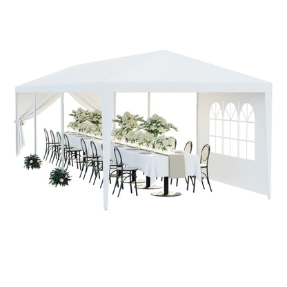 BBBuy 10'x30' Outdoor Party Wedding Tent Canopy Waterproof Camping Gazebo BBQ Shelter Pavilion Heavy Duty, 8 Removable Sidewalls (10x30) - WoodArtSupply