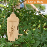 Hummingbird House - Natural Wooden Hummingbird Houses for Outside Hanging, Gardening Gifts Home Decoration 3 Packs OROGHT