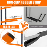 UOKRR Kayak Storage Rack, Wall Mount Kayak Racks for Indoor Outdoor Storage, Heavy Duty Adjustable Kayak Rack for Garage, Spacesaver (4 Kayaks, Wall Mount) UOKRR