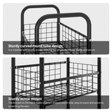 PROXRACER 3-Tier FreeStanding Open Shelf,Bathroom Organizer Shelves Unit with Adjustable Feet, Metal Steel Storage Tower Organizer Rack Basket Cart for Bathroom, Living Room, Balcony, Kitchen PROXRACER
