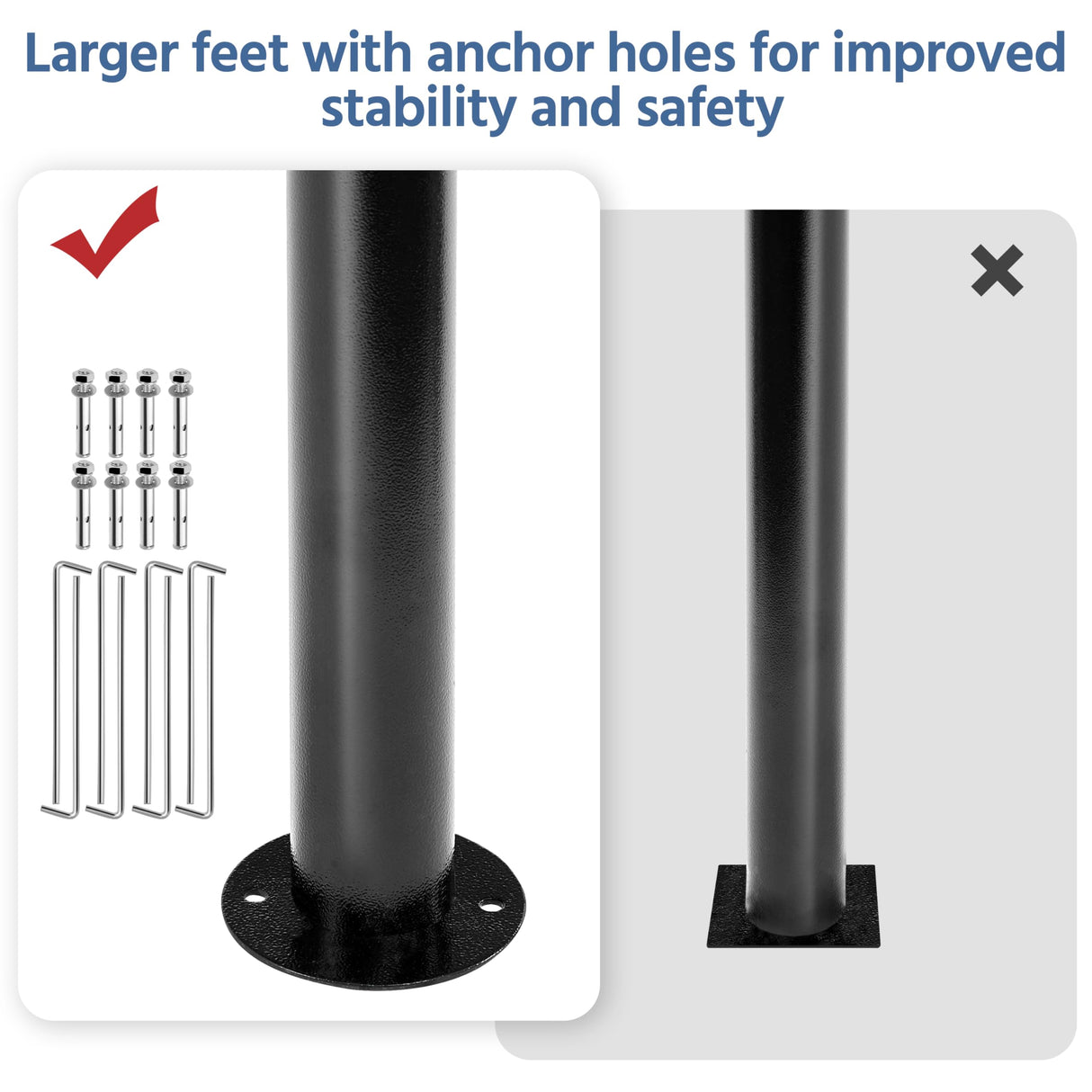 Yaheetech Gazebo for Patios - 11x11ft Outdoor Powder-Coated Steel Frame Gazebo, Double Roofs Grill Shelters BBQ Pavilion for Lawn/Backyard/Garden/Deck, Dark Gray Yaheetech