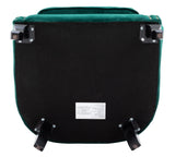 ZETZU Mid Century Modern Accent Chair Upholstered Armchair Comfy Velvet Fabric Single Sofa with Lined Wingback for Small Spaces Bedroom Living Room, Velvet Green, 30.1D x 30.5W x 35H in ZETZU