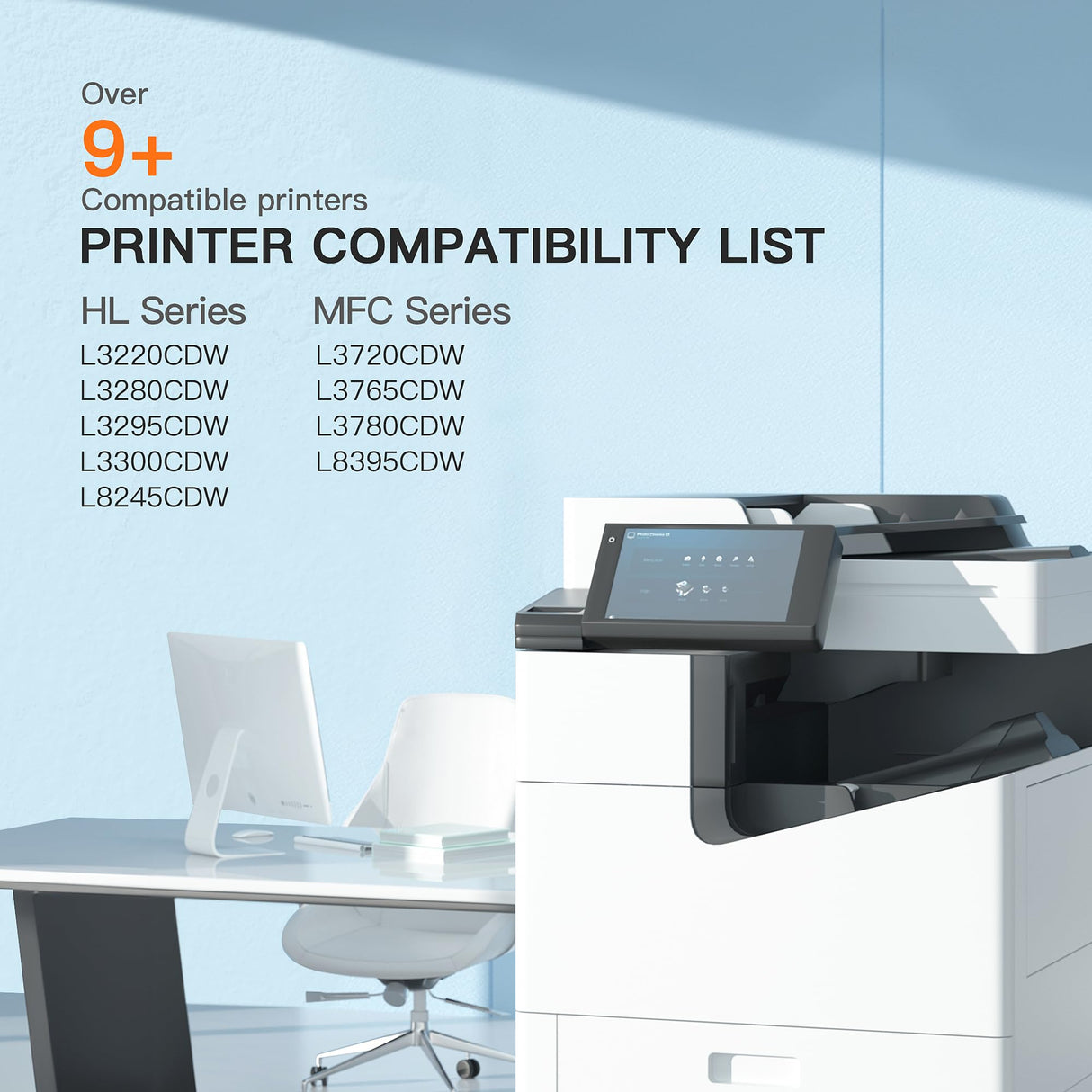 E-Z Ink Compatible TN229XL Toner Cartridges Replacement for Brother TN229XL TN-229XL TN229 XL to use with MFC-L3720CDW MFC-L3780CDW HL-L3220CDW HL-L3280CDW HL-L3300CDW Printer (TN229XLBK/C/M/Y-4 Pack) E-Z Ink