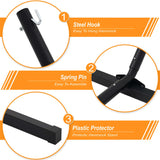 Lazy Daze Hammocks Quilted Fabric Hammock with 12 Feet Stand, 2 People Double Hammock with Stand for Outdoor Indoor Patio Garden Backyard, 450 lbs Capacity, Beige Lazy Daze Hammocks