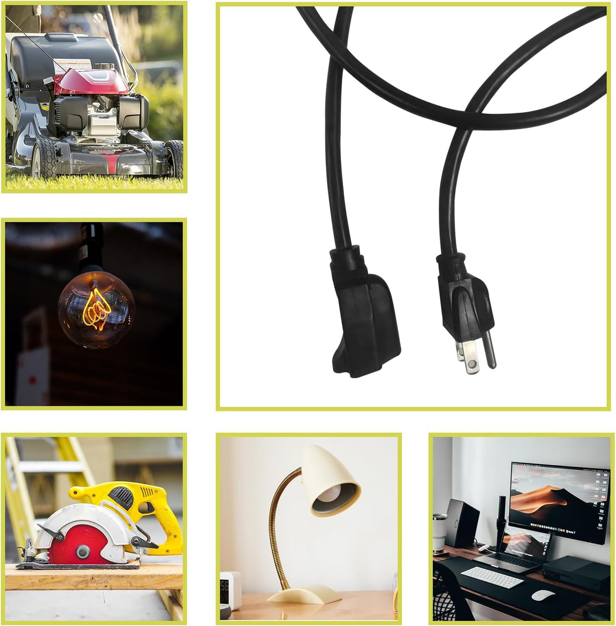 75 Ft 16/3 Outdoor Extension Cord Waterproof - 16 Gauge 3 Prong Electric Cord, SJTW, 13A 1625W 125V, Grounded Plug Extension Wire, Black Ultra Explorer