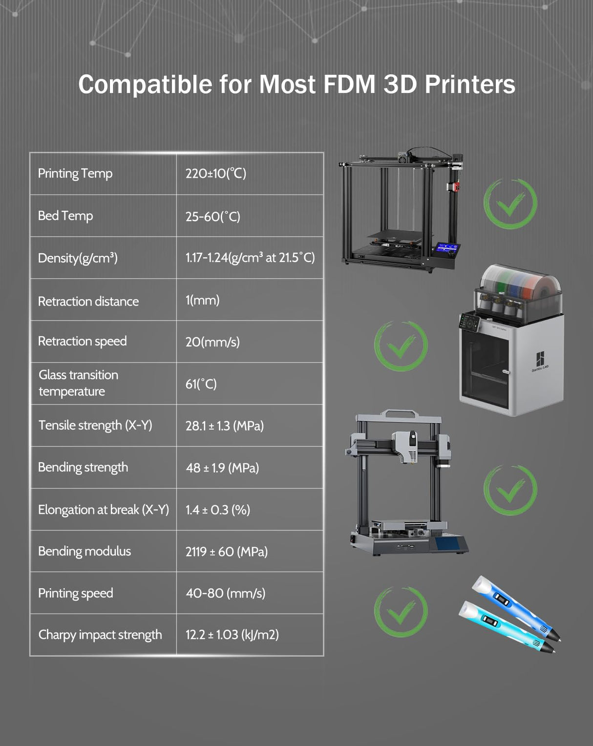 DURAMIC 3D PLA+ Filament 1.75mm 1Kg Light Brown, PLA Plus 3D Printer Filament 1Kg Spool(2.2lbs) PLA Pro Tougher and Stronger, Dimensional Accuracy Probability +/- 0.02mm DURAMIC 3D