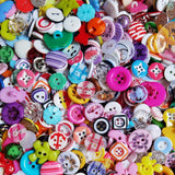 Chenkou Craft Random 100pcs Small Plastic Buttons DIY Sewing Craft Accessory (Mix) Chenkou Craft