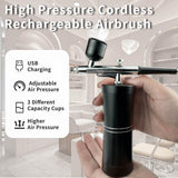 Airbrush,Airbrush kit,Airbrush for Nails, high Pressure, Cordless,Rechargeable,Can be Used for Nail Art, Painting,Skincare, Makeup,Cake Decorating,etc Pautaca