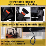 SEATIN Universal Forklift Seat,Tractor Seat,with Micro Switch and Safety Belt,for Tractor,Mower,Skid Loader,Telehandler,Backhoe,Excavator Dozer SEATIN