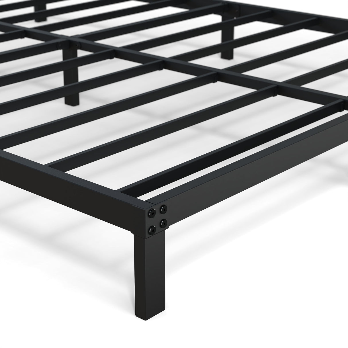 Maenizi 8 Inch Bed Frame Queen Size No Box Spring Needed, Heavy Duty Queen Platform Metal Bed Frame Support Up to 3000 lbs, Easy Assembly, Noise Free, Black Maenizi