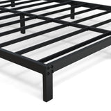 Maenizi 8 Inch Bed Frame Queen Size No Box Spring Needed, Heavy Duty Queen Platform Metal Bed Frame Support Up to 3000 lbs, Easy Assembly, Noise Free, Black Maenizi