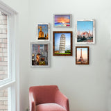 LUCKYLIFE 8x10 Picture Frame Distressed White for Wall Mounting or Tabletop Display, 2 Pack LUCKYLIFE