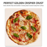 Waykea 10”x10.4”x0.5” Pizza Stone for Toaster Oven | Rectangular Cordierite Grilling Stone Bread Baking Stone for Grill, Oven waykea