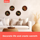 XEmbro 8 Inch Wood Embroidery Hoop Frame, Round Wood Embroidery Display with 8 Inch Embroidery Hoop for Finished Cross Stitch or DIY Art Craft Sewing Ornaments XEmbro