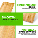 Bulk Plain Bamboo Paddle Cutting Board (Set of 10) | For Customized, Personalized Engraving Purpose | Wholesale Premium Blank Bamboo Board (Handle 13" x 6") Ven-Trap