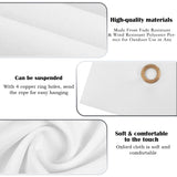 Blank Banners,3 Pack Large Banners Sublimation Banners Oxford Cloth Banners DIY Banners Hanging Banners,Customizable, Indoor & Outdoor, 3.3x6 Feet, White Banners for Business, Office,Easy Hang Nsmykhg