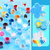 QACEYID Paint by Numbers Sharks for Adults, Acrylic Oil Painting by Numbers Kits for Beginner with Paintbrushes Brushes Art Crafts Canvas for Home Decor 16x20 inch QACEYID