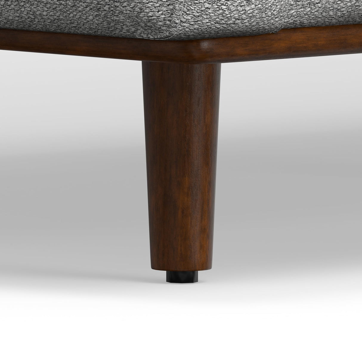 SIMPLIHOME Morrison Mid-Century Modern 89 Inch Wide Sofa in Mist Grey Woven-Blend Fabric, For the Living Room and Family Room SIMPLIHOME