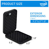 Tenamic Pistol Safe, Portable Travel Gun Safe, Solid Steel Handgun Lock Box for Home, Gun Safes for Car, Black Tenamic