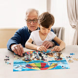 Jeacirio 100 Piece Puzzles for Kids Ages 4-6 - Cats & Dogs Party Jigsaw Puzzles - Cute Puzzles for Kids Ages 8-10 Kids Puzzles Ages 5-8 Educational Search & Find Toy Preschool Puzzles 4-Pack 15"x11" Jeacirio