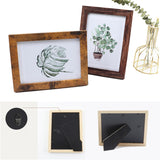 Picture Frame Set 10 pack, Farmhouse Photo Frames, Gallery Wall Frame Collage, with Two 8x10, Four 5x7, Four 4x6 Photo Frame set, in 3 Different Finishes Picture Frames For Wall or Desk,Rustic Brown xnlkros