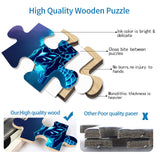 Jigsaw Puzzle 1000 Piece Dragon in The Mountains Classic Puzzle Adult Puzzle DIY Kit Wooden Toy Unique Gift Modern Home Decor Buhoet