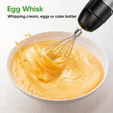 Immersion Blender Handheld 1100W 3 in 1 Corded Stick Hand Blenders for Kitchen with Trigger Speed Control, with Whisk, Milk Frother Attachemnts, Perfect Emulsifier for Soup, Smoothie, Puree ZKBHOME