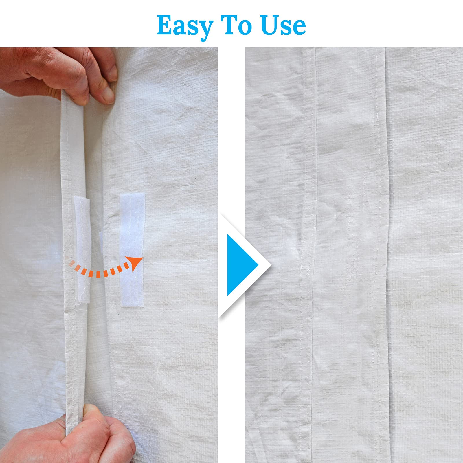 BenefitUSA Replacement Carport Sidewall for 10x20 Tent Garage - Thumbnail 4