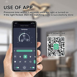 Bevenus Low Profile Ceiling Fans with Lights,27.2” Black Modern Dimmable Flower Shape Ceiling Light Fan with Remote Control/app Control,Timing 6 Gear Speeds Fan Ceiling Lamp. Bevenus
