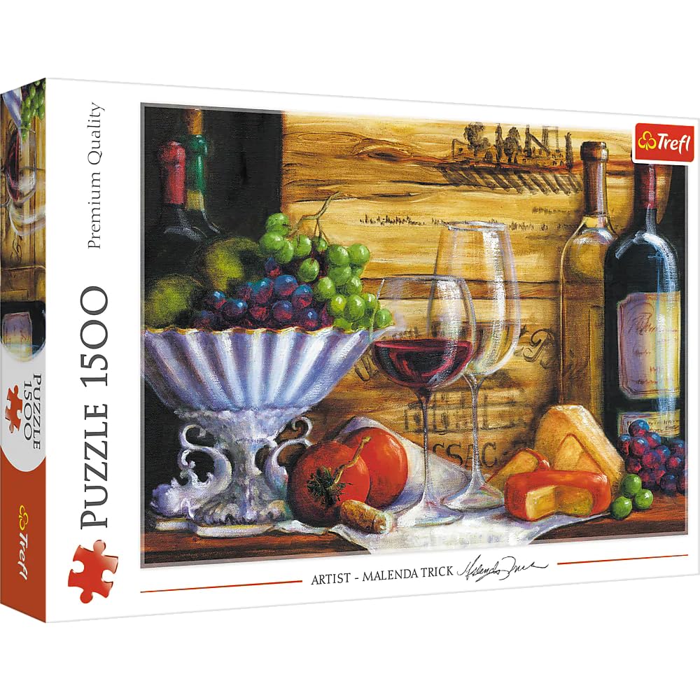 Trefl Red 1500 Piece Puzzle - in The Vineyard Trefl
