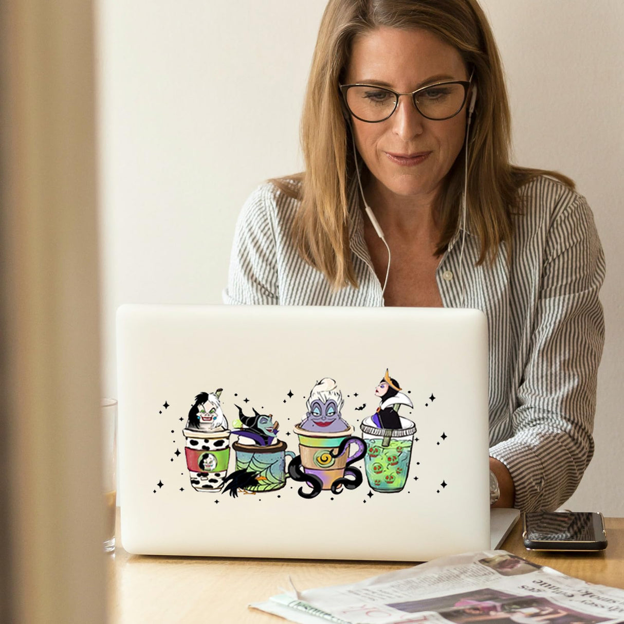 UV DTF Cup Wrap, Transfer Stickers for 16oz Glass Cups，UV DTF Cup Wrap Transfer Cup Stickers Decals Waterproof Rub on Transfers for Crafts Vintage（Halloween Series-12Sheets） DNCHGOYA